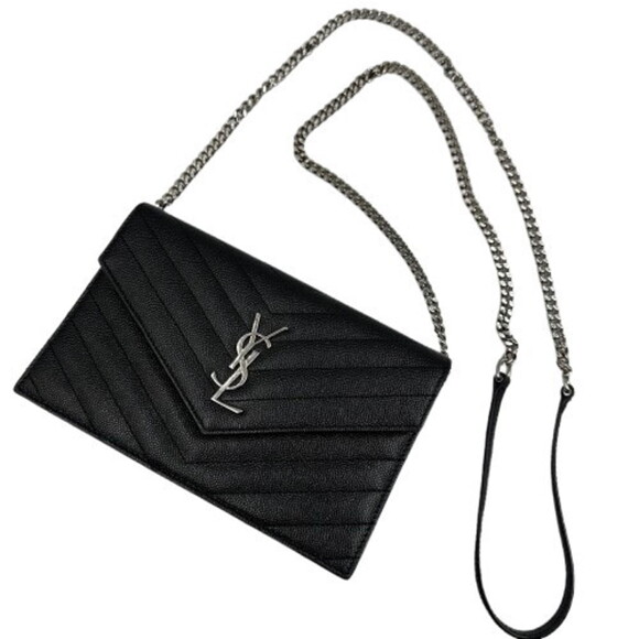 OTHERS Handbags - YSL YVES SAINT LAURENT Cassandra caviar skin black shoulder bag